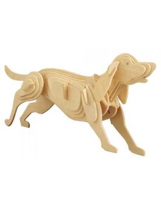 Puzzle dřevěné 3D Pes