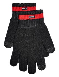 GUESS rukavice Touchscreen Logo Gloves černé, 13392