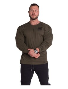 Nebbia Hardcore triko s dlouhým rukávem 341 - khaki
