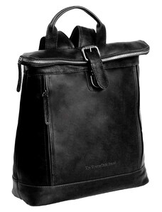 The Chesterfield Brand Dámský roll top kožený batoh DALI černý
