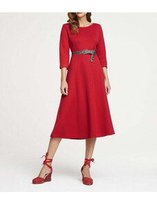 Červené pletené šaty, HEINE (vel.36 skladem)