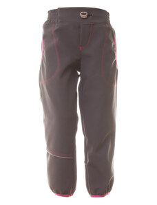 Softshellové letní kalhoty MKcool K10002 šedé/růžové 134