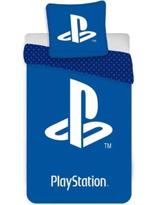Javoli Bavlněné ložní povlečení PlayStation - motiv Logo - 100% bavlna - 70 x 90 cm + 140 x 200 cm