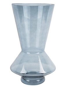 Skleněná váza Glow 28 cm L modrá Present Time