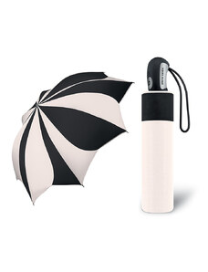 Pierre Cardin SUNFLOWER White & Black dámský skládací deštník