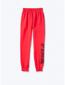 Victoria's Secret PINK Tepláky Everyday Lounge Campus Jogger Neon Candy Coral
