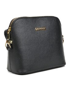 Kožená crossbody Kabelka Mangotti - Černá