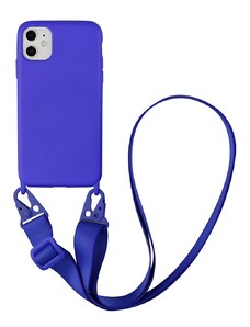 OTHER IPHONE Crossbody kryt / závěs na telefon s popruhem - inkoustová modrá