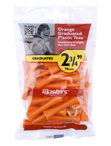 Masters Plastic Graduated Tees 2 3/4 Bag 20 Orange