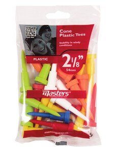 Masters Cone Tees 2 1/8 - 54mm Mixed Bag 25pcs