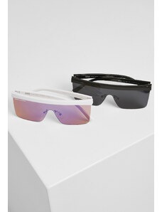 Urban Classics Accessoires Sluneční brýle Rhodos 2-Pack černá/bílá