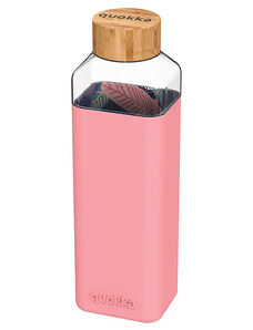 Skleněná láhev na vodu Storm, 700ml, Quokka, růžová