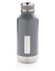 Nepropustná vakuová lahev z nerezové oceli, 500ml, XD Design, šedá