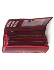 Dámská kožená peněženka Money Maker 12129 červená