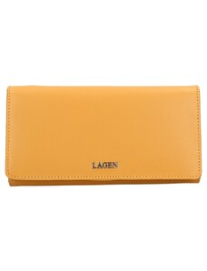 Dámská kožená peněženka LAGEN 50310 zlatá