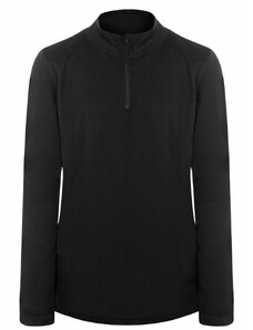 dámské funkční termo tričko CAMPRI zip - BLACK - M