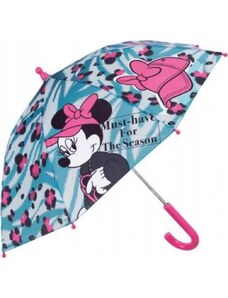 DISNEY DÍVČÍ MODRÝ DEŠTNÍK MINNIE MOUSE 42 CM Modrá