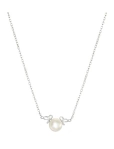Tiniana Stříbrný náhrdelník s pravou říční perlou Bera