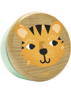 Vilac malovaná dřevěná hrací skříňka tygřík