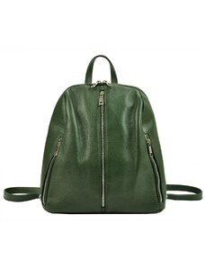 Dámský kožený batoh Patrizia 518-011 zelený