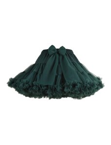 Petti sukně Dark green - pro panenku/medvídka
