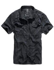 Košile kr. rukáv Brandit Roadstar Shirt černá/modrá