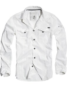 Košile dl. rukáv Brandit SlimFit Shirt bílá