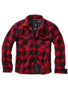 Bunda Brandit Lumber jacket červená/černá