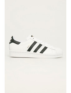 Dětské boty adidas Originals Superstar bílá barva, FU7712