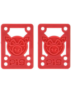 Podložky Pig Wheels 1/8 - Red
