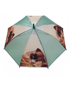 Vystřelovací deštník Puppy zelený