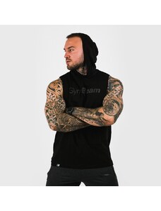 Tílko Hoodie Tank Top Black - GymBeam