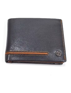 SEGALI Pánská kožená peněženka SG- 730 115 026 černá- koňak