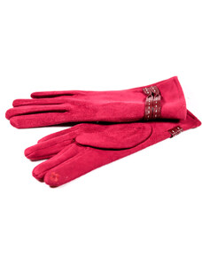 Zimní dámské textilní rukavice Talvikki ZRD010 bordó