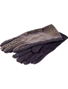 Zimní dámské textilní rukavice Heli ZRD017 khaki, béžová, hnědá