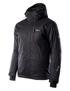 HI-TEC Ango - pánská zimní lyžařská bunda s kapucí (černá)