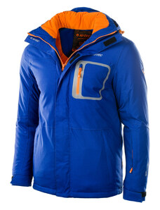 HI-TEC Bicco - pánská zimní bunda s kapucí (světle modrá)