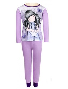 Setino Dívčí bavlněné pyžamo Santoro London - Gorjuss - sv. fialové