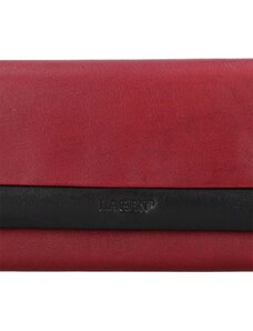 Lagen Dámská peněženka kožená 50400 Červená/Černá