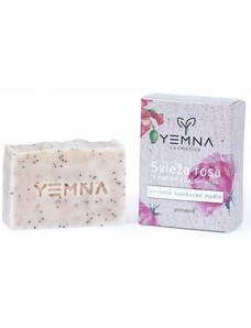 Yemna Přírodní mýdlo Svěží rosa s mákem a palmorůží 100 g
