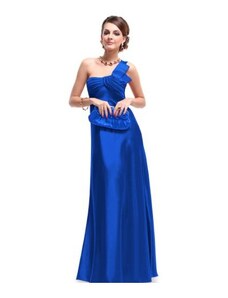 Ever Pretty modré luxusní společenské šaty