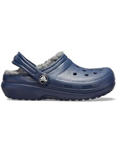 Crocs Classic Lined Clog Kids - Navy/Charcoal