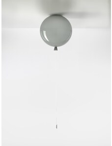 Brokis PC877 Memory, stropní svítící balonek ze šedého skla, 1x15W, prům. 30cm