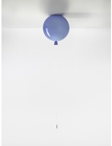 Brokis PC878 Memory, stropní svítící balonek z modrého skla, 1x15W, prům. 25cm