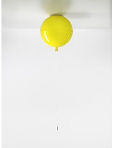 Brokis PC877 Memory, stropní svítící balonek ze žlutého skla, 1x15W, prům. 30cm