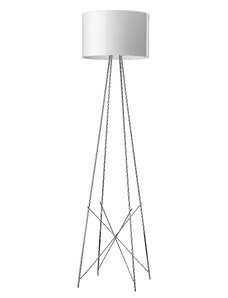Flos F5921009 Ray F2, stojací lampa s bílým širmem a stmívačem, 1x205W E27, výška 171 cm