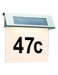 Paulmann 93765 Special Line Solar house number, solární osvětlení domovního čísla, 1x0,2W LED, 23x22cm, IP44