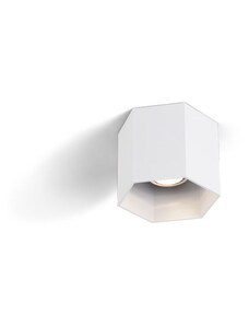 Wever Ducré 146520W0 Hexo 1.0 PAR16, bílé stropní šestiúhelníkové svítidlo, 1x35W GU10, výška 10cm