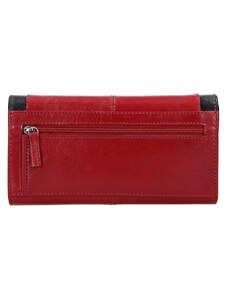 Lagen Dámská peněženka kožená BLC/4228 Červená/Černá