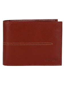 Elegantní pánská koženková peněženka Ellini Sasha, hnědá